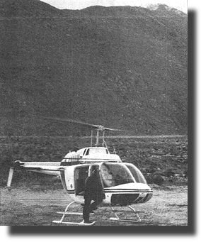 Bell Jetranger provides helicopter support