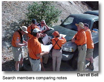Search members comparing notes.