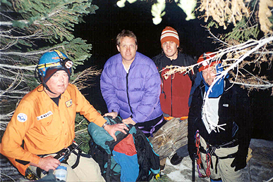 Glenn Henderson and Rob May with Akin and Josh