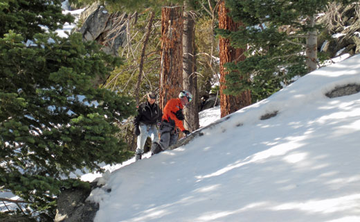 RMRU and Subject Mike on Skyline Traverse