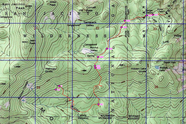 Topo map