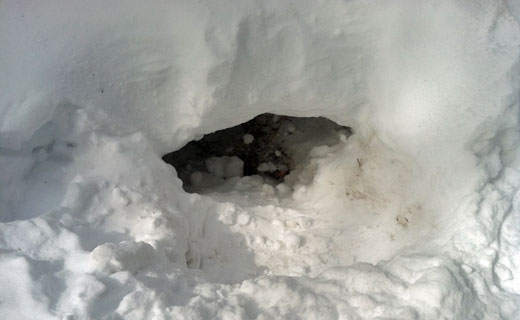 Saturday Night Snow Cave