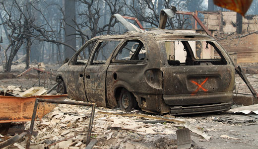 Burned out Car